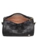 DuDu Abigail Umhängetasche Leder 19.5 cm in black rose