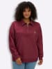 sheego Sweatshirt in bordeaux