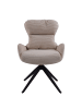 home24 Armlehnenstuhl DILPUR 2er-Set in Beige