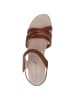 Caprice Sandalette in COGNAC NAPPA