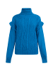 myMo Damen Strick Pullover in KÖNIGSBLAU