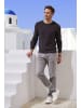 AUTHENTIC LE JOGGER Strickpullover in anthrazit-meliert