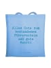 Mr. & Mrs. Panda Schultertasche Spruch Erste Erfahrungen im Stra... in Sky Blue