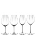 RIEDEL Glas 4er Set Verkostungsgläser Performance in transparent