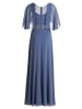 Vera Mont Abendkleid mit Stickerei in Tansanit Blue