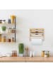 relaxdays Folienspender in Natur - (B)36 x (H)31 x (T)10 cm
