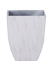 Beliani Outdoor Blumentopf MIRO in Weiß - (W) 35 x (H) 42 x (L) 35 cm