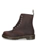 Dr. Martens Schnürboot 1460 Pascal Emboss Floral in Dunkelbraun