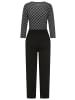 Laura Scott Jumpsuit in schwarz-gemustert