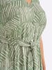 sheego Kleid in eucalyptus-ecru-bedruckt