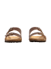 Divine Factory Noga Mistral Edge Leder-Pantoletten Braun