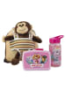 POS Nonbook - Plüschrucksack Max Monkey Girl mit Brotdose und Trinkflasche