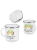 Mr. & Mrs. Panda Blechtasse Gastgeschenke Dankeschön mit Spruch in Transparent