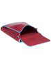 Piquadro Blue Square Kreditkartenetui Leder 6 cm in red