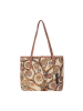 Goebel Schultertasche " Gustav Klimt Der Lebensbaum " in Beige Gold