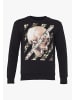 PLUS EIGHTEEN Herren Sweater Mit Print in Schwarz