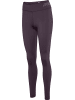 Hummel Leggings Hmlte Fundamental Multisport Damen in PLUM PERFECT