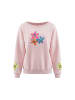IZIA Women Sweatshirt in Light Rose