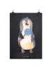 Mr. & Mrs. Panda Bild Pinguin Lolli ohne Spruch in Kreidetafel