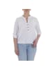 Ital-Design Bluse in Weiß