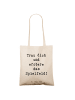 Mr. & Mrs. Panda Umhängetasche Spruch Neue Sportart Mut mit Spruch in Creme