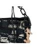 Desigual Newspaper Donosti Schultertasche 25 cm schwarz