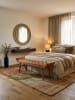 KADIMA DESIGN Sitzbank Echtleder / Massivholz Bank 125x50x38 cm Chesterfield,