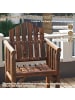 COSTWAY Gartenstuhl Holz in Braun