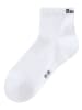 Bench Kurzsocken in 6x weiß
