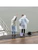 relaxdays 40 x Einweg-Regenponcho in Transparent