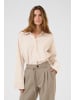 Karen By Simonsen Langarm - Hemd KBUda Baggy fit in Simply Taupe