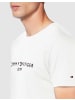 Tommy Hilfiger Rundhals T-Shirt in weiß