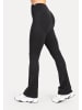 SMILODOX Schlaghose Leggings Aylin Scrunch in Schwarz