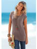 LASCANA Longshirt in taupe
