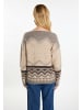 VIRITA Women Pullover in Beige Mehrfarbig