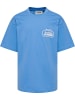 Hummel T-Shirt Hmljr Loose Kinder in LICHEN BLUE