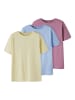 TWO SOON 3er-Pack T-Shirt in Pastel Yellow