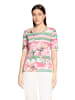 Betty Barclay Basic Shirt mit Rippenstruktur in Rosé/Cream