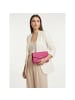Lazarotti Bologna Leather Clutch Umhängetasche Leder 23 cm in hot pink