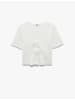 KOTON TSHIRT SS in Grauweiß