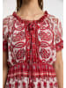 usha FESTIVAL Damen Maxikleid Mit Allover-Print in Rot Mehrfarbig