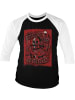 Breaking Bad Longsleeve "La Tortuga Hola Death Baseball Long Sleeve Tee" in Weiß