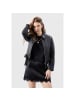 Bolongaro Trevor Lederjacke Faye Belted Zip Through XT in schwarz