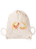 Mr. & Mrs. Panda Gym Bag Huhn Stolz ohne Spruch in Creme