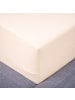 Traumschloss Premium Edel-Jersey Spannbettlaken in creme