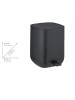 Wenko Treteimer Mod. Davos, Schwarz 6,5 L, Treteimer Davos, Schwarz 6,5 L in Schwarz