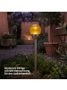 STAR Trading Best Season Solar Pollerleuchte Roma 45 cm – LED Gartenleuchte Amber L