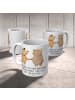 Mr. & Mrs. Panda Trinktasse Unschlagbares Brautpaar mit Spruch in Weiß