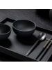 Villeroy & Boch 4er Set Reisbols Manufacture Rock ø 10,8 cm schwarz in schwarz