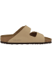 Birkenstock Pantolette Arizona SFB Nubukleder Weichbettung schmal in beige